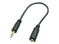 Bild von LINDY Audioadapterkabel 3.5mm Male / 2.5mm Female  20cm vergoldet