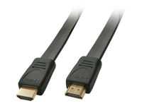 Bild von LINDY HDMI HighSpeed Flachkabel 1m HDMI 2.0 / HDTV und HDCP kompatibel