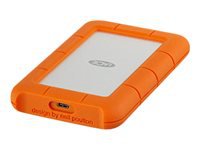 Bild von LACIE RUGGED 2TB USB-C USB3.0 Drop- crush- and rain-resistant for all-terrain use orange