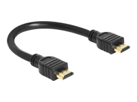 Bild von DELOCK Kabel HDMI A-A St/St High Speed HDMI with Ethernet 25cm