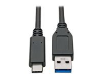 Bild von EATON TRIPPLITE USB-C to USB-A Cable M/M USB 3.1 Gen 2 10Gbps USB-IF Certified Thunderbolt 3 Compatible 3ft. 0,91m