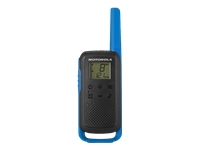 Bild von MOT TALKABOUT T62 blau Twin Pack HFG PMR446 LC Display best. aus 2 Funkgeräte +2 Gürtelclip +2 NiMh-Akku + 1 Ladekabel + 16 Sticker