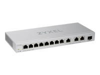 Bild von ZYXEL XGS1250-12 12-Port Smart Managed MultiGig Switch mit 8-Ports 1G 3-Ports 1/2.5/5/10G 1-Ports SFP+