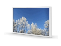 HI-ND PROTECT Mounting kit casing for flat panel landscape metal polycarbonate white screen size 50inch wall-mountable