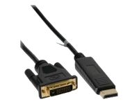 Bild von INLINE DisplayPort zu DVI Konverter Kabel schwarz 1m