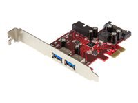 Bild von STARTECH.COM 4 Port USB 3.0 PCI Express PCIe Controller Card - 2 Ext 2 In