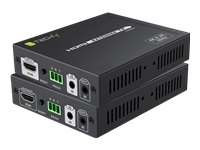 Bild von TECHLY HDMI HDBaseT2.0 Extender 4K 60Hz HDBaseT TX Extender HDBaseT RX-Extender 70m Uebertragungslaenge mit Netzwerkkabel