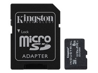 Bild von KINGSTON 8GB microSDHC Industrial C10 A1 pSLC Card + SD Adapter