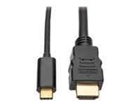 Bild von EATON TRIPPLITE USB-C to HDMI Active Adapter Cable M/M 4K Black 6ft. 1,8m