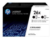 Bild von HP 26X Original LaserJet Toner Schwarz High Yield (2-pack)