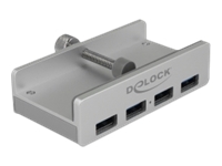 Bild von DELOCK Externer USB 3.0 4 Port Hub mit Feststellschraube