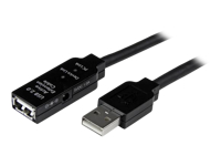 Bild von STARTECH.COM 10m aktives USB 2.0 Verlängerungskabel - St/Bu - USB Verlängerung / Repeater Kabel