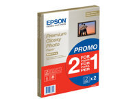 Bild von EPSON Premium  glänzend  Foto Papier inkjet 255g/m2 A4 2x15 Blatt 1er-Pack BOGOF