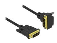 Bild von DELOCK DVI Kabel 18+1 Stecker zu 18+1 Stecker gewinkelt 5m