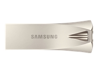 Bild von SAMSUNG BAR Plus USB Typ-A 512GB 400 MB/s Lesen 110 MB/s Schreiben USB 3.1 Flash Drive mit Champagne Silver mit Schlüsselring