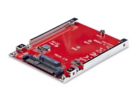 Bild von STARTECH.COM M.2 auf U.3 Adapter für M.2 NVMe SSD PCIe M.2 Laufwerk zu 6,35cm 2,5Zoll U.3 SFF-TA-1001 Konverter M.2 Gehäuse mit U3