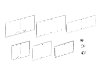 Bild von APC HyperPod Frame 4ft Aisle End Panel x2 Short Frame