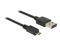 Bild von DELOCK Kabel EASY-USB 2.0 Typ-A Stecker > EASY-USB 2.0 Typ Micro-B Stecker schwarz 2 m