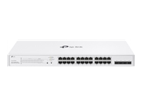 Bild von TP-LINK Festa FS328GP 28-Port Gigabit Smart Switch 24× Gigabit 802.3af/at PoE+ Ports 4× Gigabit SFP-Slots 250W PoE-Budget