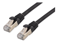 MCL CAT 8.1 S/FTP LSZH Patch cable - 1m Black