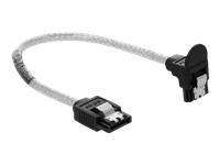 Bild von DELOCK SATA 6 Gb/s Kabel gerade auf unten gewinkelt 20cm transparent