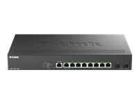 Bild von D-LINK DMS-1250-10SP/E 8-Port PoE Multi-Gigabit L2+ Smart Managed Switch 8x 2.5GE PoE 2x 10G SFP+ IEEE802.3af/at 240W PoE Budget