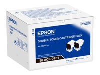 Bild von EPSON AL-C300 Toner schwarz Standardkapazität 2er-Pack
