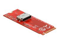 Bild von DELOCK M.2 Key M zu 1 x OCuLink SFF-8612 Konverter