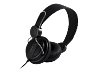 MCL Casque stéréo multimédia (sans micro) - 1.20m Noir