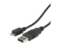 Bild von ROLINE USB2.0 Kabel A-MicroB ST-ST 3m 118,11Zoll