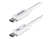Bild von STARTECH.COM 80cm Thunderbolt 5 Kabel 80Gbps-120Gbps 240W PD 8K 60Hz Thunderbolt zertifiziert TB5 TB4 USB4 USB-C - Weiss