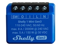 SHELLY 1 Mini Gen3 WLAN 1-Channel Dry Contact Smart Relay