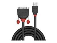 Bild von LINDY 5m HDMI/DVI-D Kabel Black Line HDTV und HDCP kompatibel