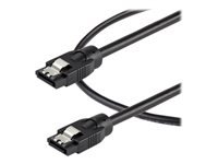 Bild von STARTECH.COM 0,6m rundes SATA-Kabel - Verriegelungsstecker - 6Gbs SATA-Kabel - SATA-Festplattenstromkabel