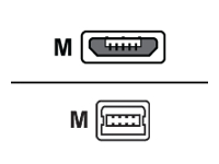 MCL Cable USB 2.0 type A male micro USB B male - 1m   (P)
