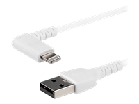 Bild von STARTECH.COM RUSBLTMM2MWR 2m abgewinkeltes Lightning- auf USB-Kabel - Robustes Apple MFi-zertifiziertes Kabel - Weiss