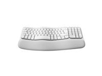 Bild von LOGITECH Wave Keys Wireless Ergonomic Keyboard - OFFWHITE - CENTRAL-419 (FR)