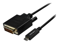 Bild von STARTECH.COM 3m USB-C auf DVI Kabel - 1920 x 1200 - Schwarz