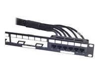 APC Data Distribution Cable Network cable TAA Compliant RJ-45 F to RJ-45 F 3.4m UTP CAT 6 Black