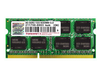 Bild von TRANSCEND SODIMM DDR3 1333Mhz 8GB Non-ECC SRx8 1.5V CL9