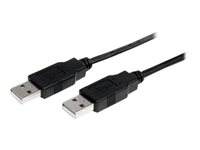 Bild von STARTECH.COM 1m USB 2.0 A auf A Kabel - USB Anschlusskabel Stecker/Stecker - Schwarz