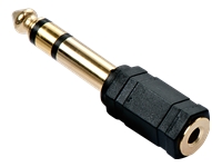 Bild von LINDY Audio-Adapter 3,5mm female an 6,3mm male vergoldet