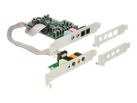 Bild von DELOCK PCI Express Soundkarte 7.1 - 24 Bit / 192 kHz mit TOSLINK In / Out