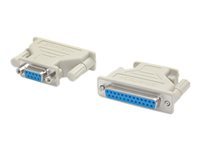 Bild von STARTECH.COM DB9 auf DB25 Seriell Kabeladapter - Seriell Adapter - Bu/Bu