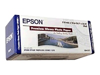 Bild von EPSON S041377 Premium  glänzend  Foto Rolle inkjet 255g/m2 210mm x 10m 1 Rolle 1er-Pack
