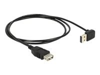 Bild von DELOCK Kabel EASY USB 2.0-A oben/unten gewinkelt Stecker > USB 2.0-A Buchse 1 m