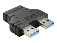 Bild von DELOCK Adapter USB 3.0 Pinheader St > 2x USB3.0-A St nebeneinander