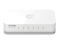 D-LINK 5ports 10/100 Mbps - Plastique - Conception économe en énergie et silencieuse