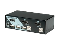 Bild von ROLINE DisplayPort USB 2.0 KVM Switch 1 User - 2 PC