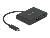 Bild von DELOCK USB Type-C Adapter zu HDMI 4K 30 Hz mit USB Typ-A und USB Type-C PD